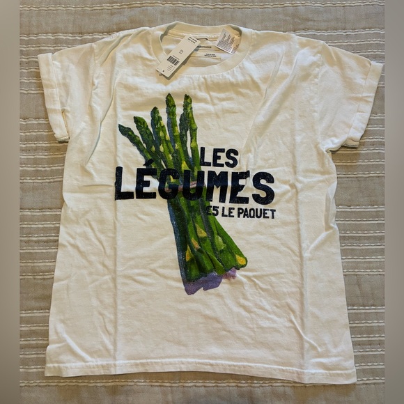 By Anthropologie Legumes Graphic Baby Tee - Picture 5 of 6